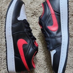 Jordan Black and Red Men's Shoes